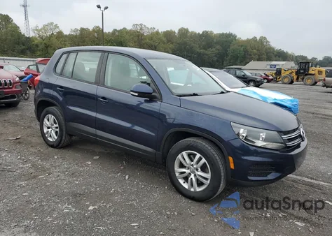 2013 Volkswagen Tiguan S из США, поврежденный, VIN WVGBV7AX3DW539578
